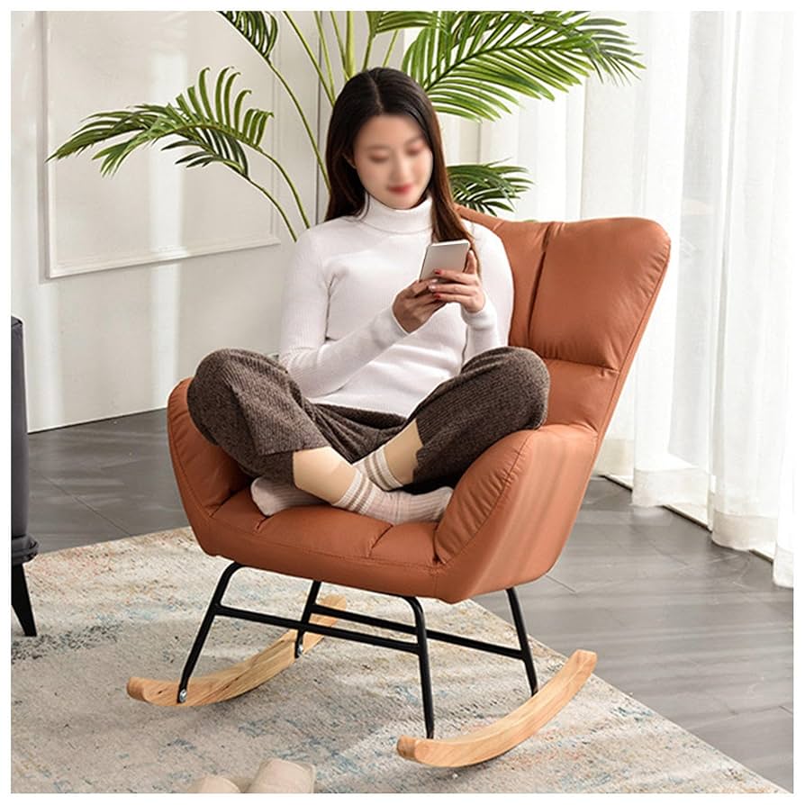 美品　ゆらゆらロッキングチェア　リラックス　揺れる椅子　京都市引き取り　茶色 美品 ゆらゆらロッキングチェア リラックス 揺れる椅子 京都市