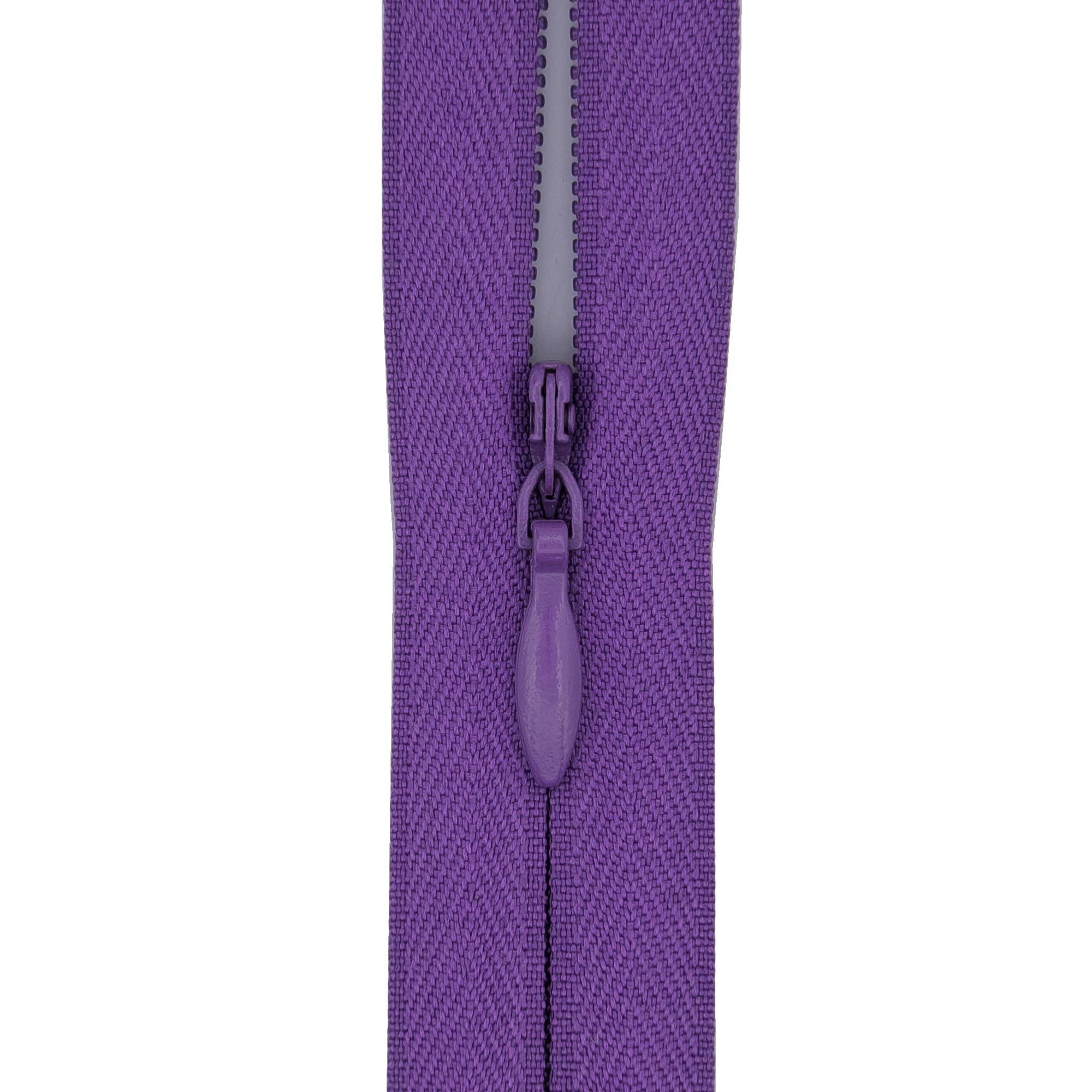 #3 Invisible Zips, 1 Pack, 18 Inch, Grape Purple