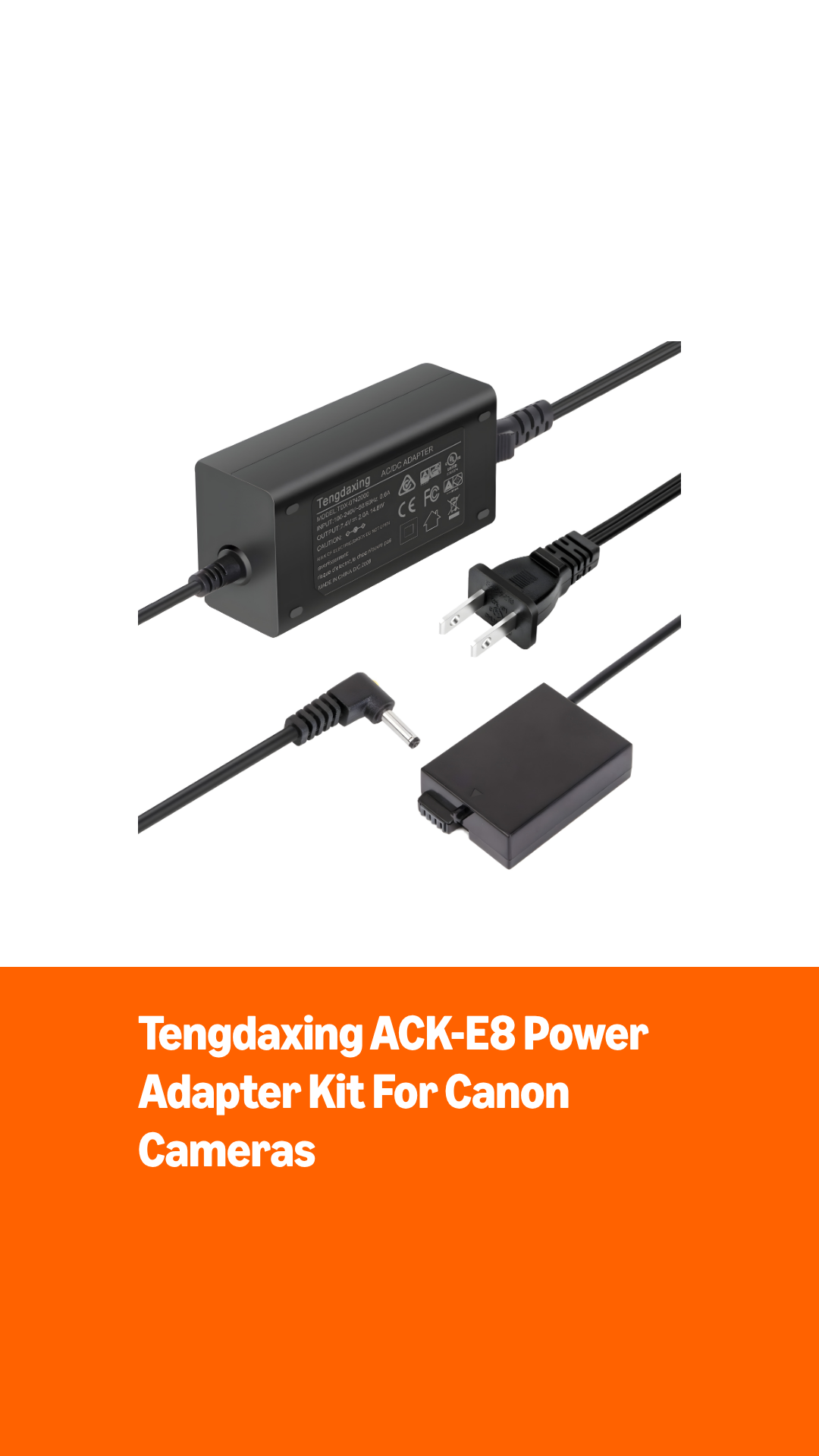 Amazon.com : Tengdaxing ACK-E8 Power Adapter Kit LP-E8 Wired Dummy