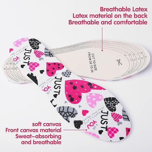 Miniatura 5 de Plantillas para zapatos, 6 pares de almohadillas de repuesto, suelas de cojín de pie, comodidad interior, esponja interior, pie de playa, forro de