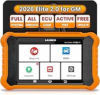 Vista 1 de 2026 LAUNCH Creader Elite V2.0 fit for GM Bi-Directional Scan Tool, All Reset Full System Diagnostic Scanner, AUTOVIN, Full OBD2 Code Reader for