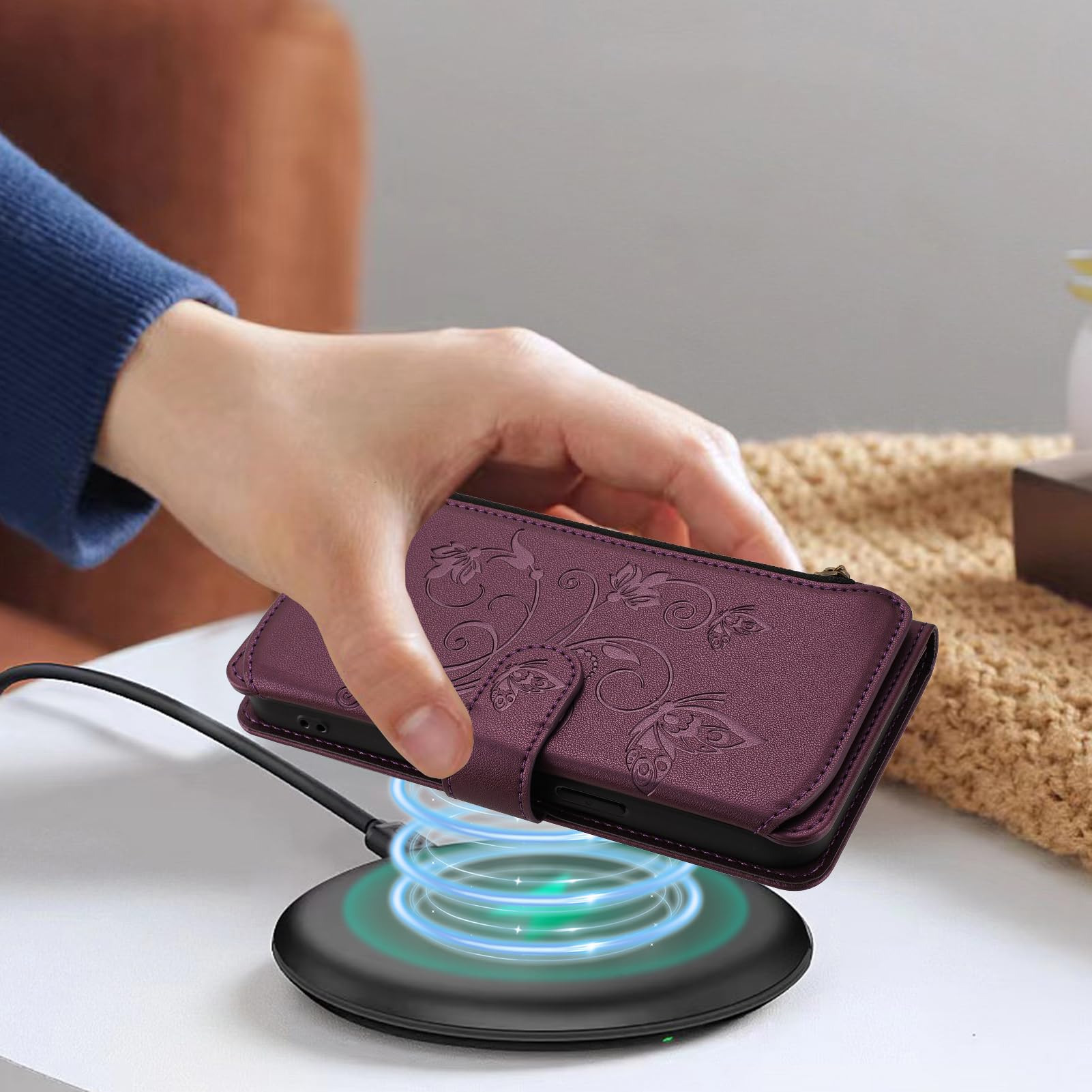 Leder-Flip-Hülle Für Motorola Moto G56 5G – Mit 3 Kartenfächern & Standfunktion