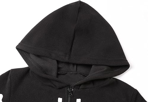 Miniatura 6 de Kids Skeleton Costume Glow in The Dark One-Piece Skeleton Hoodie for Halloween