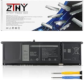 ZTHY 54Wh V6W33 Laptop Battery Replacement for Dell Inspiron 3510 3511 3515 5310 5410 5418 5510 5515 5518 Latitude 3320 3520 3420 Vostro 3510 3515 3511 5510 5410 Series TN70C G91J0 0XDY9K 0WV3K8