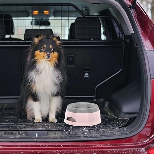 Miniatura 7 de Tazón de agua para perros de bebida lenta de 25 onzas, cuenco portátil para gatos a prueba de derrames, sin salpicaduras, sin ensuciar, base