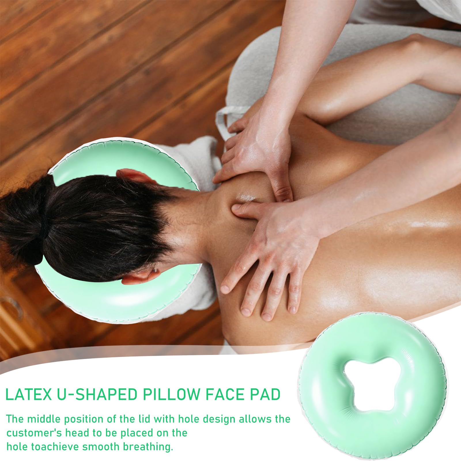 Cojín de silicona para spa, cojín facial de silicona, cojín de gel para masaje, cojín facial de gel para mesa de masaje, cojín facial de gel, masajeador de belleza, cuidado de la piel, superposición