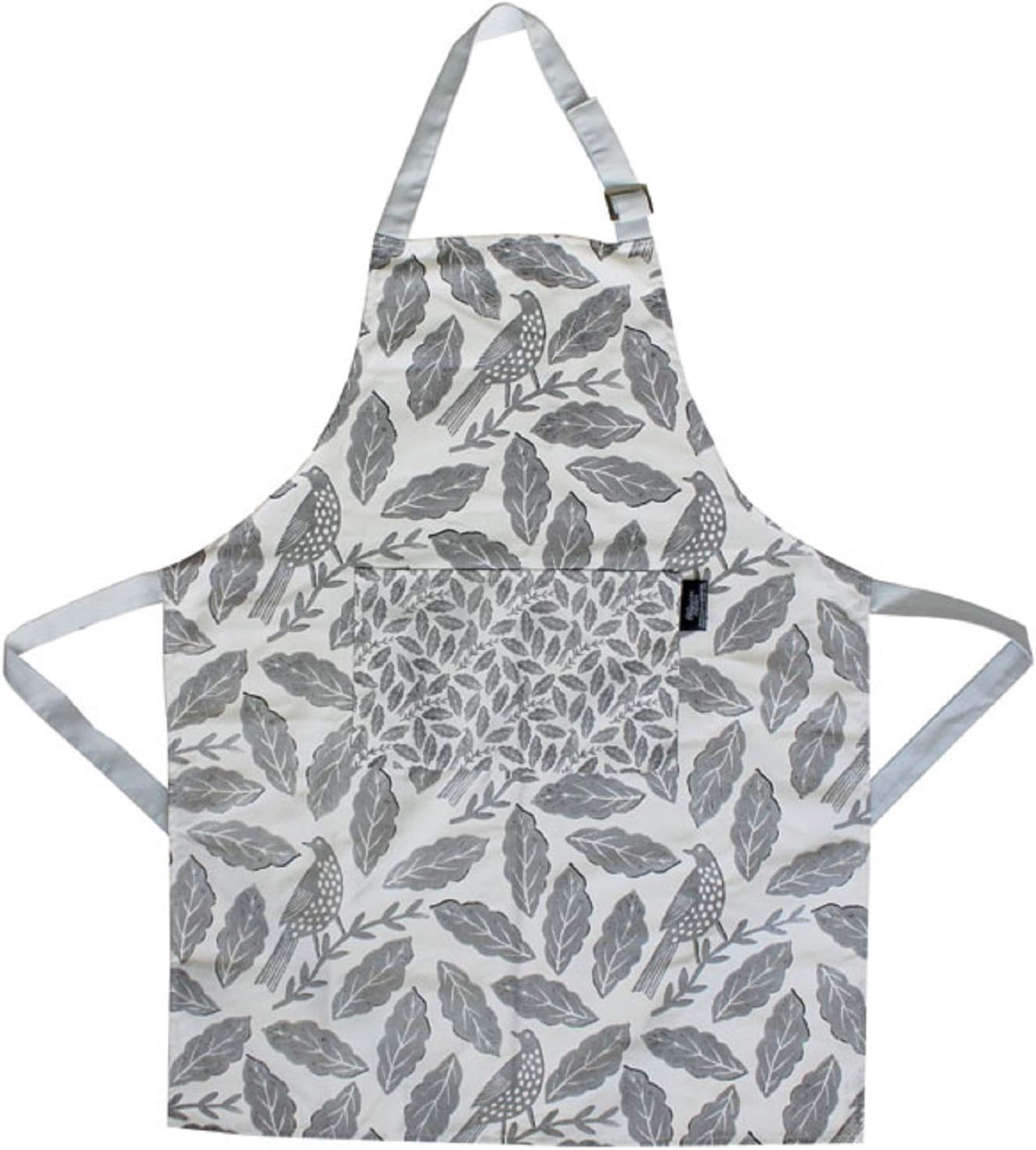 Apron-Songbird Grey, Fabric, 2 x 36 x 20 cm