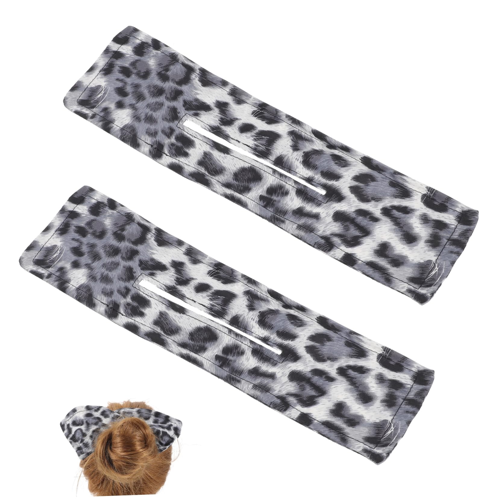 MUSISALY 2Pcs Elegant Hair Bun Maker Lazy Hair Curler Styling Tools for Women Hair Accessories for Teen for Parties Yoga and Daily Wear