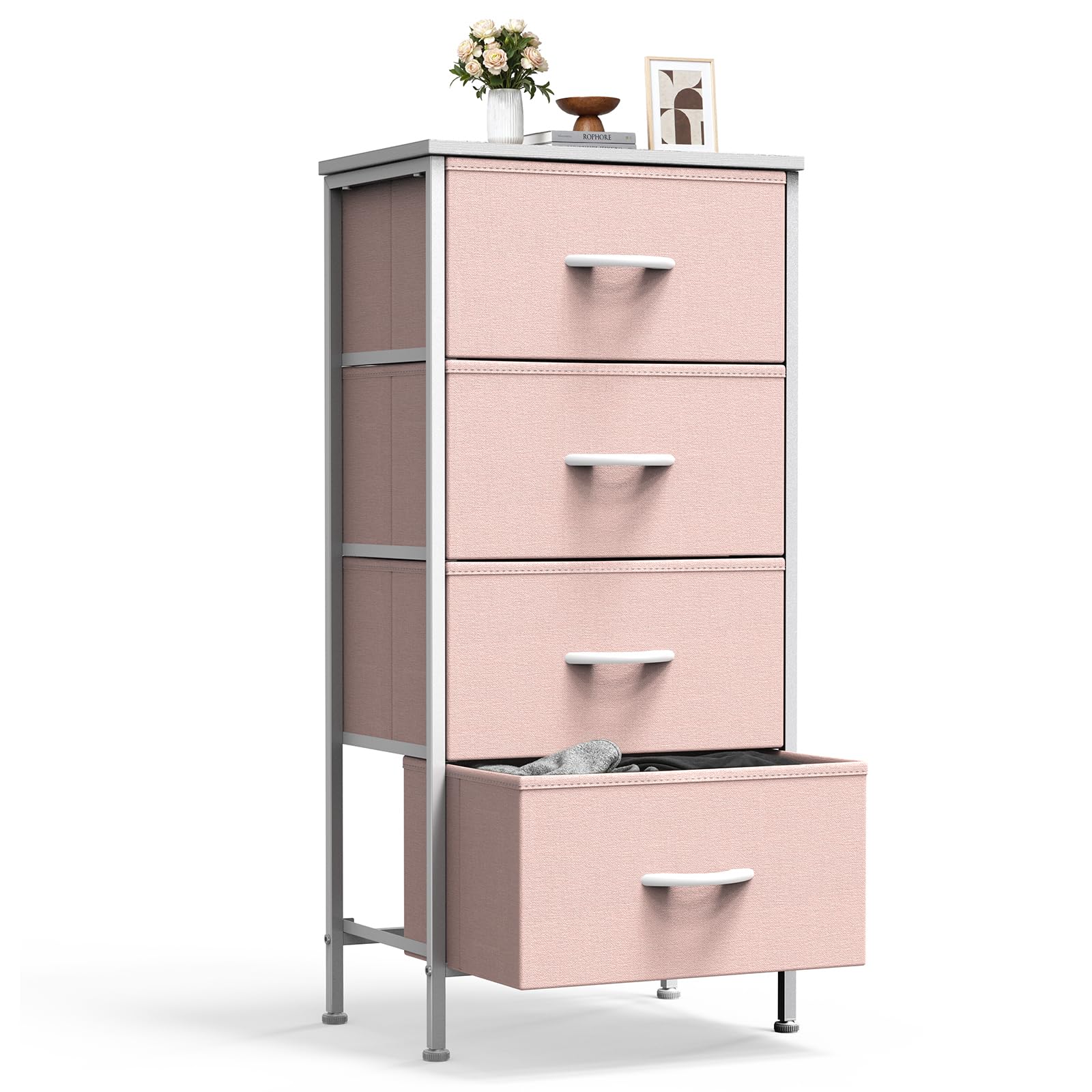 Sweetcrispy 4-Drawer Nightstand