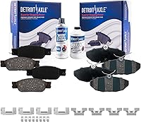Vista 35 de Detroit Axle - Pastillas de freno para Pontiac Grand Prix 2005-2008, Buick LaCrosse Allure 2005-2009, pastillas de freno de cerámica con repuesto
