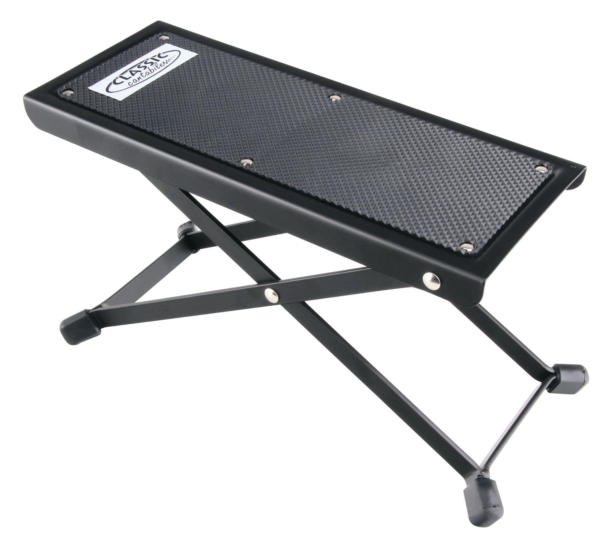 Classic Cantabile Foot Stool Black
