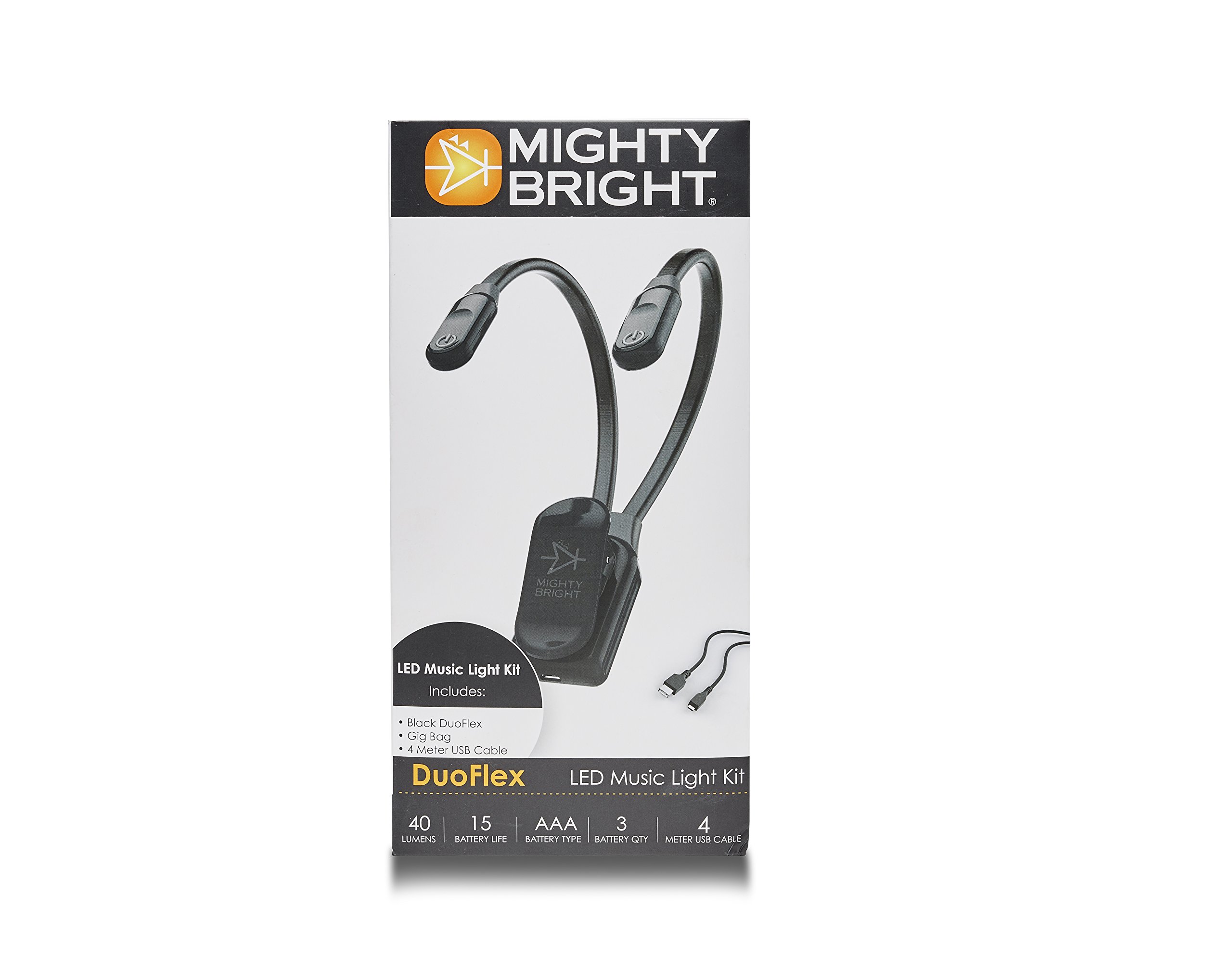 Mighty Bright DuoFlex, Notenpultleuchte, schwarz