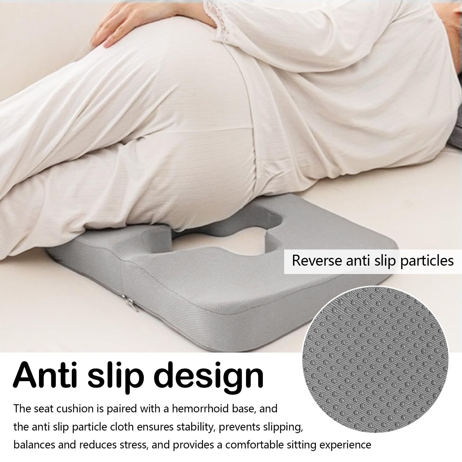 Orthopedisch ringkussen, piercing kussen donut, anti decubitus kussen, traagschuim donut kussen stuitbeen pijnstillend kussen voor aambeien, aambeien, staartbeen, zwangerschap C Orthopedisch ringkussen, piercing kussen donut, anti decubitus kussen, traagschuim donut kussen stuitbeen pijnstillend kussen voor aambeien, aambeien, staartbeen, zwangerschap C