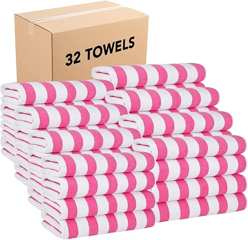 Arkwright - Toalla de playa para piscina, 100% algodón hilado en anillo, toallas de baño grandes, suaves, de secado rápido, perfectas para hotel,