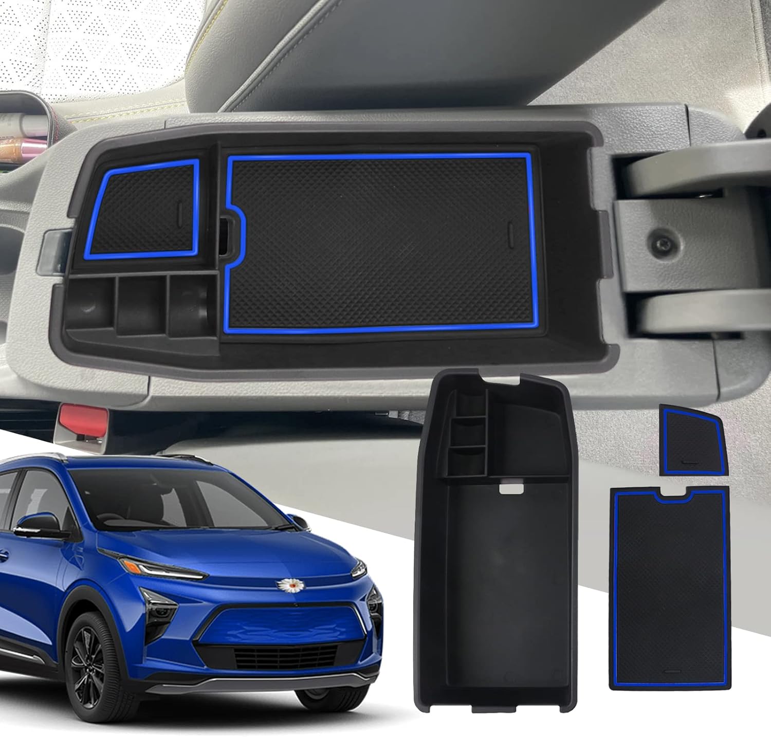 SXCY 2022 Chevy Bolt EUV EV Center Console Organizer Tray