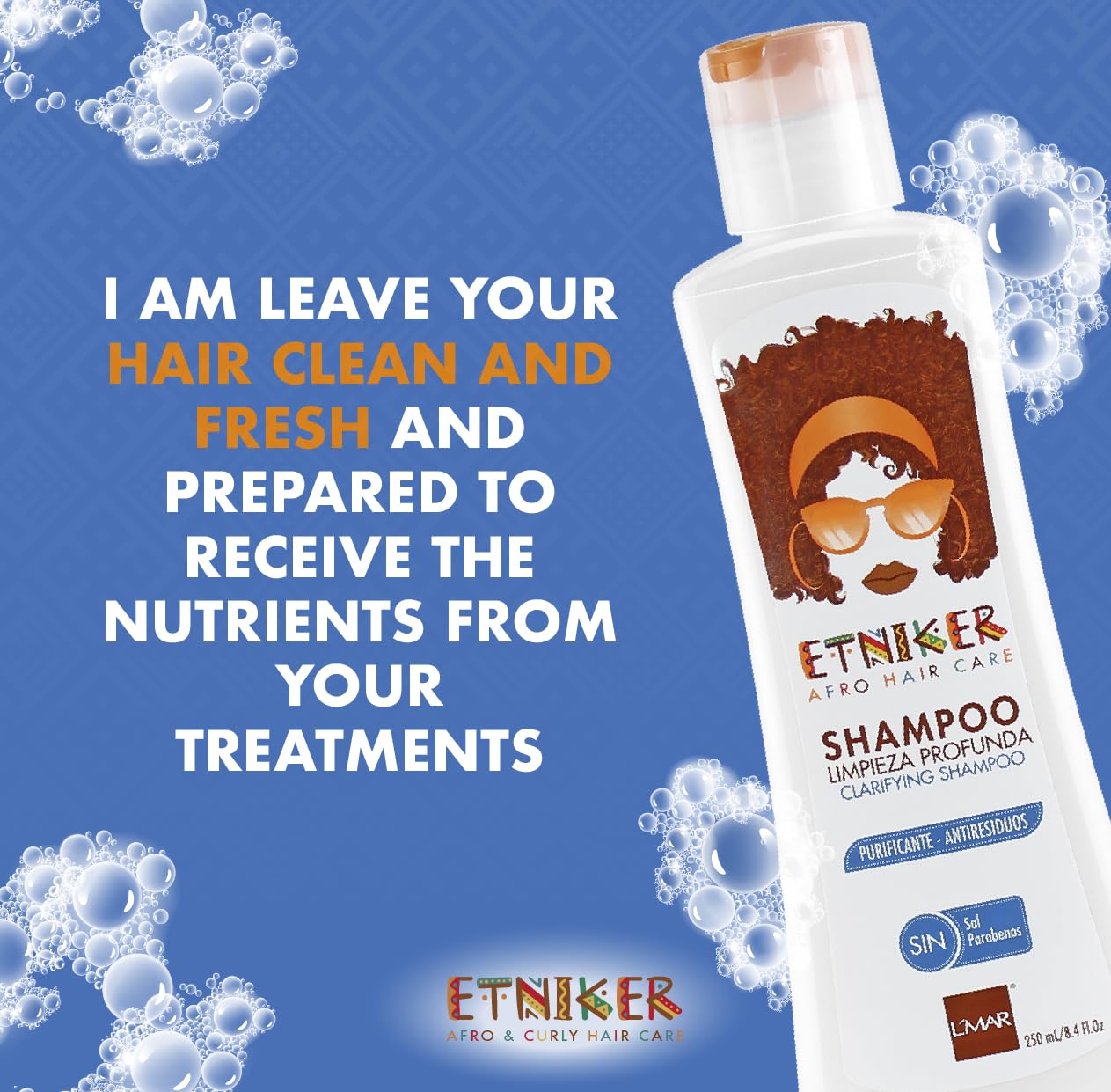 ETNIKER Nourishing Shampoo & Deep Cleansing Clarifying Shampoo Bundle – Hydrate, Nourish, and Purify Your Hair – Coconut & Shea Butter for Moisture & Shine + Anti-Residue Formula for Deep Scalp Cleans