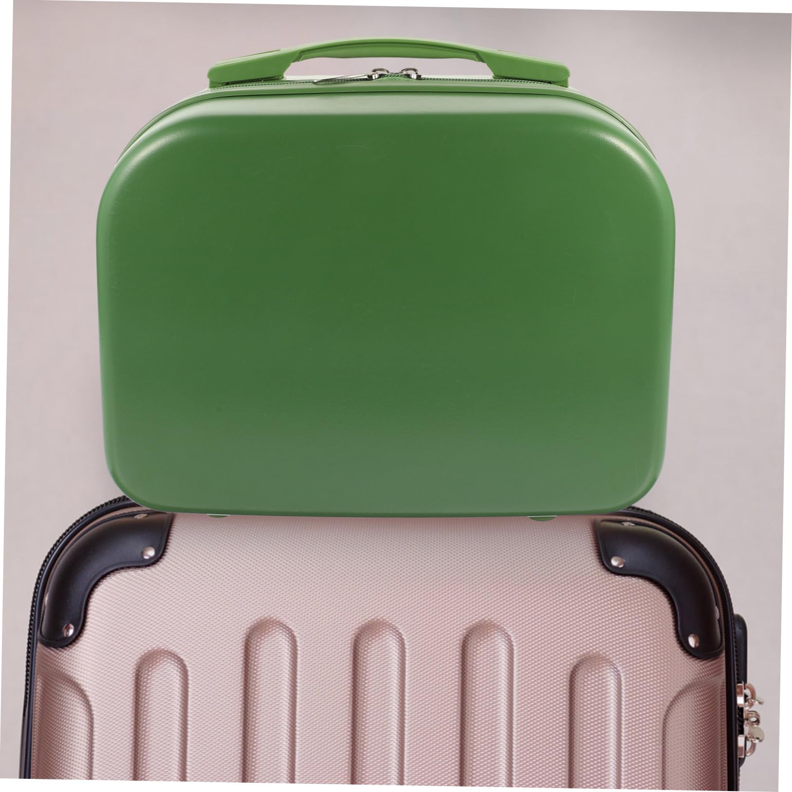 FRCOLOR Organizzatore per Trucco Grande Capacità 14 Pollici Custodia Rigida per Trucco Portatile Beauty Case da Viaggio Scomparti per Casa Ufficio Scuola