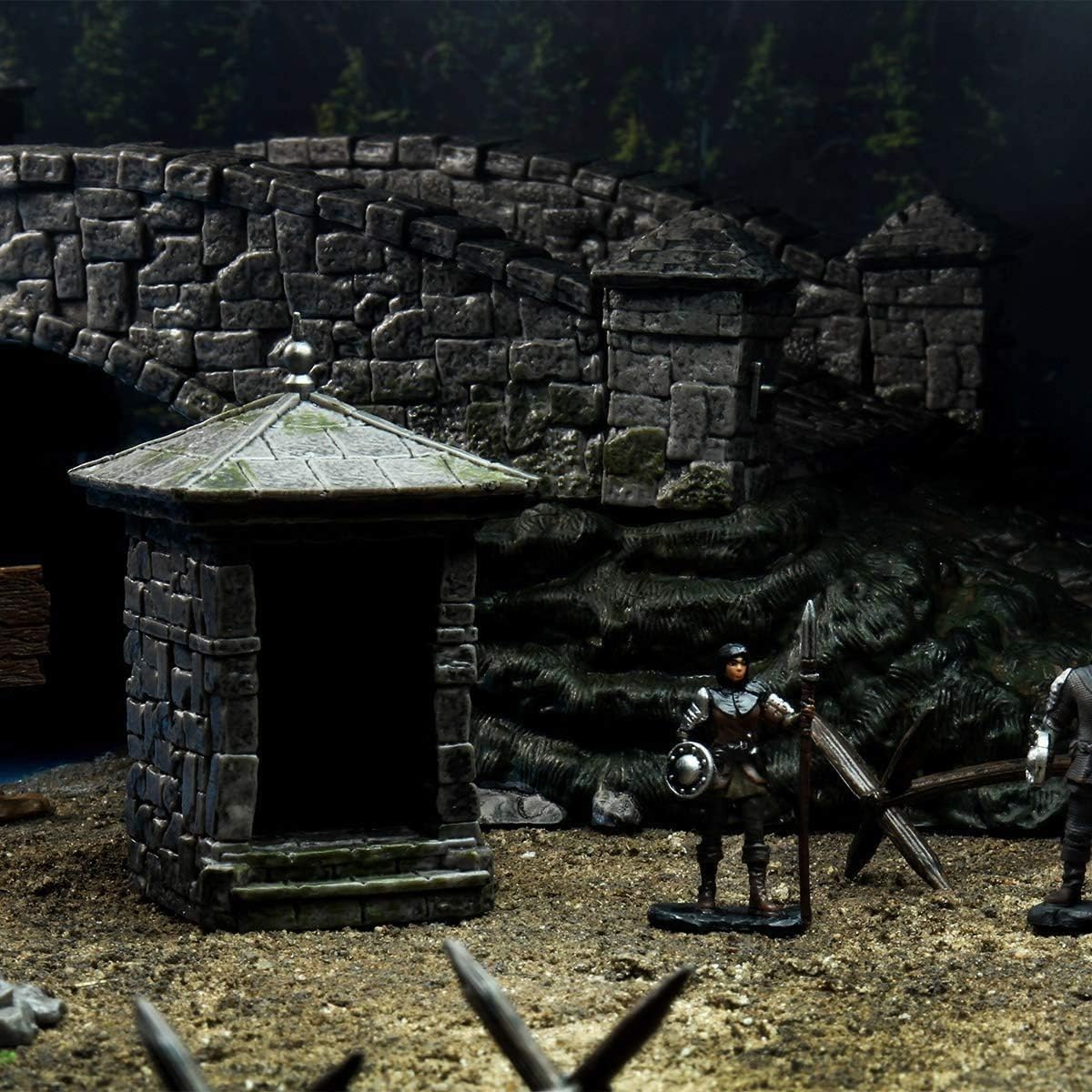 WizKids Warlock Tiles: Accessory – 4D Settings Stone Bridge