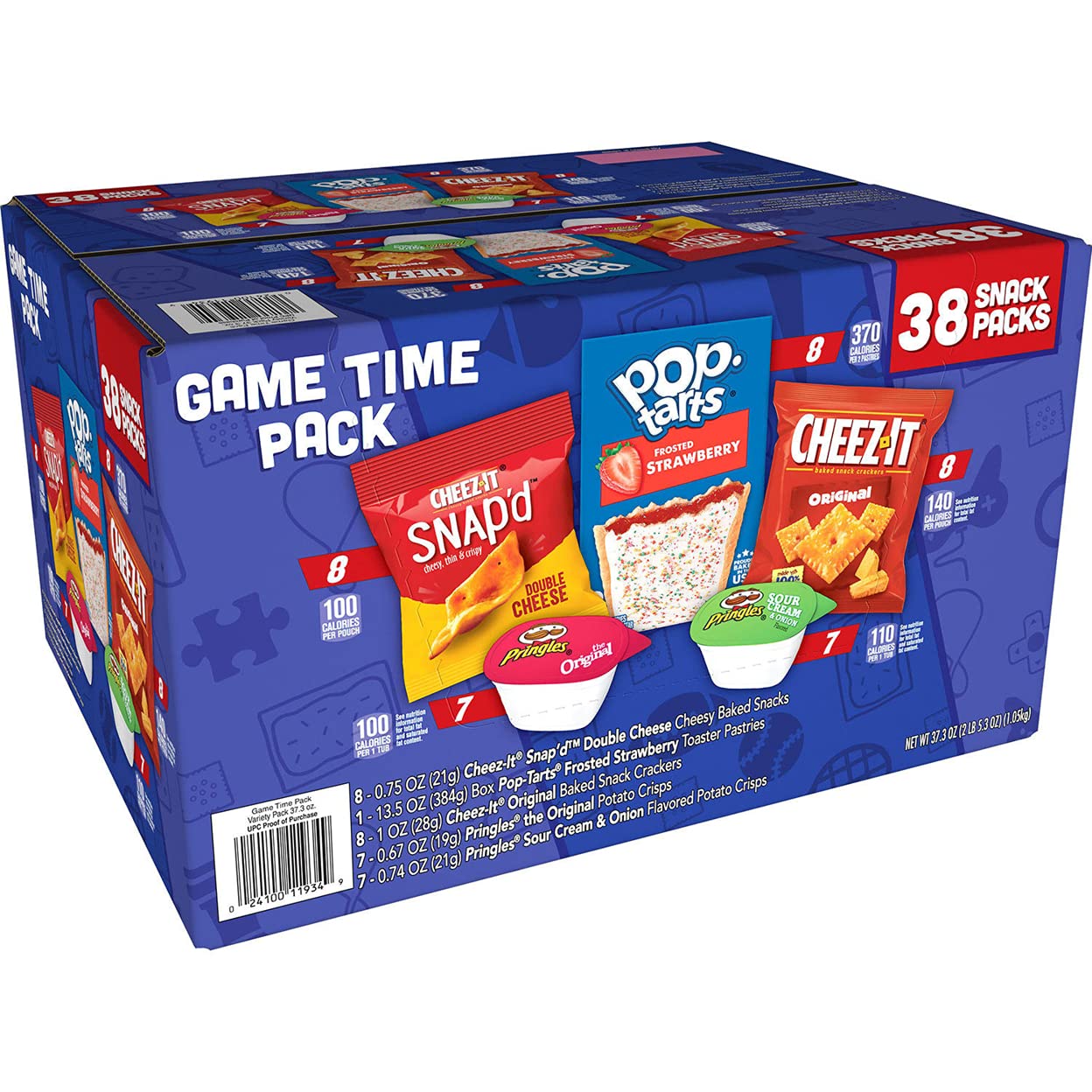 Kellogg's Game Time Snacks, Variety Pack (38 Pack) : Grocery & Gourmet Food  - Amazon.com