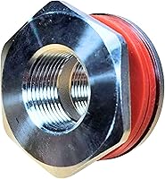 Vista 11 de MiniBrew Mamparo sin soldadura NPT EZ de 1 pulgada con juntas EPDM para elaboración casera (paquete de 3)