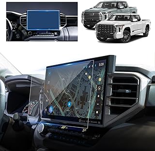 2024 Tundra Screen Protector for 2022-2025 Tundra/Sequoia 3rd Gen 14 Inch Touchscreen for 2024 Toyota Tundra Accessories Anti-Scratch Tempered Glass Screen Protector