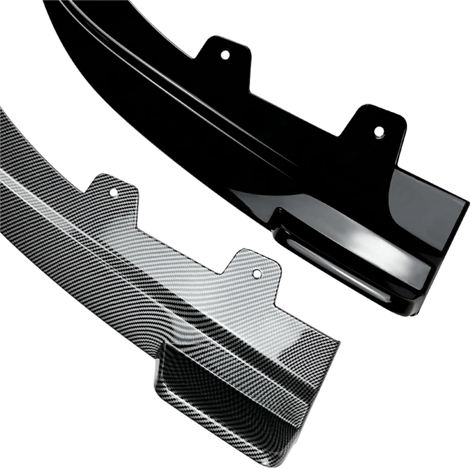 Rear Bumper Side Corner Cover Spoiler Trim Compatible with BMW 4 Series G22 G23 M Sport 2020-2023 Boot Splitter Plate Protection Protector(Black)