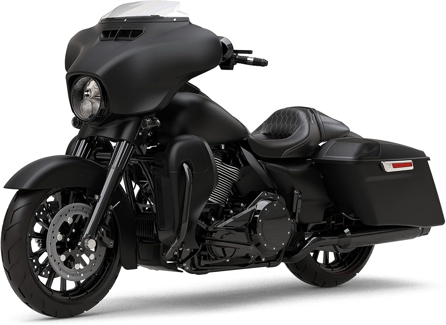 HR3 Color-Matched Black Denim Fairing Body Kit Fits for 2015-later Harley CVO Street Glide FLHXSE, Stretched Saddlebags + Fairing Lowers + Inner&Outer Fairing + Fender + Gas Tank