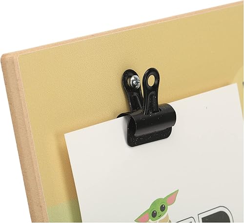 Vista 11 de Open Road Brands Disney Star Wars Yoda - Marco de fotos de madera para fotos de 5 x 7 pulgadas, bonita decoración de Star Wars, gran idea de regalo