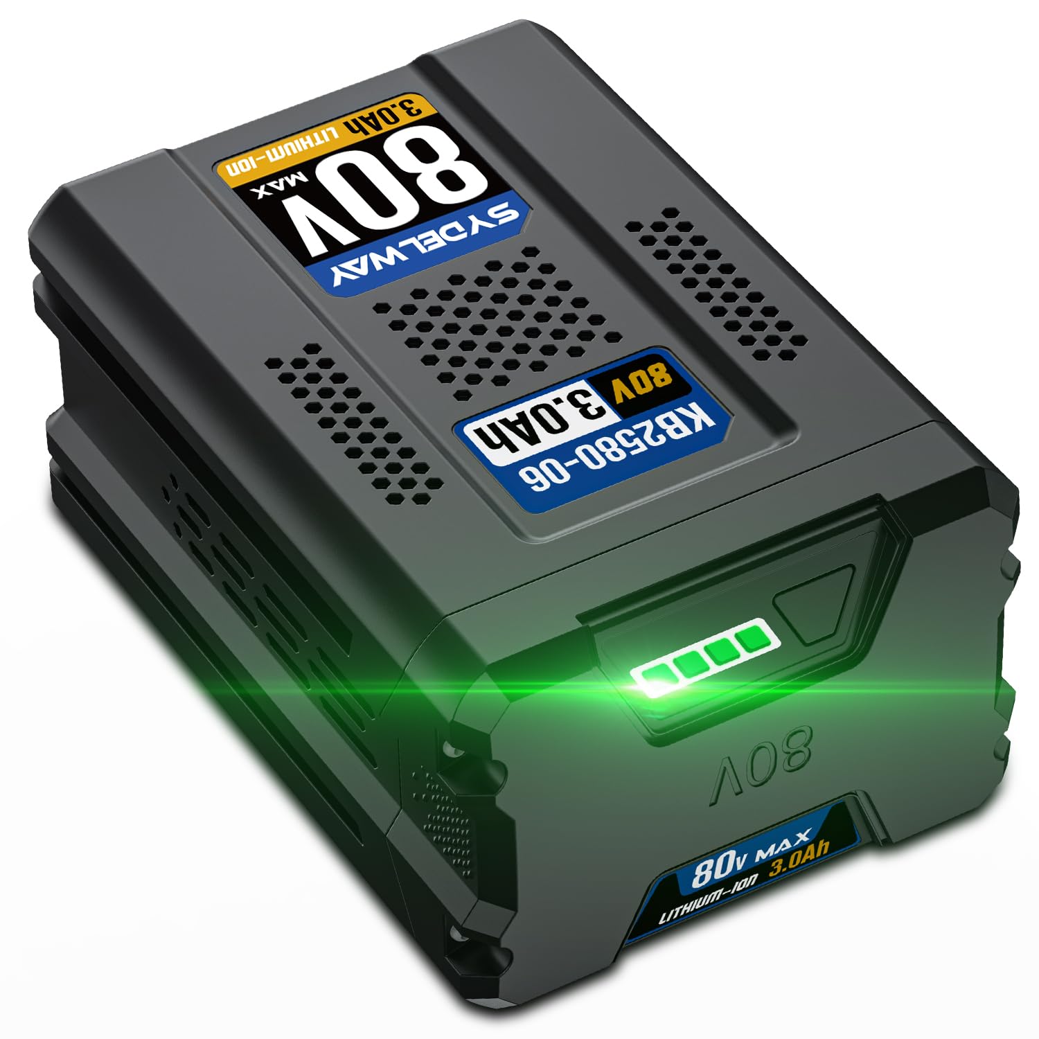 3.0Ah Replacement for Kobalt 80V Battery Fit for KB 2580-06 KB680-06 KB280-06 2910303-RC Cordless Tools Lithium Ion Battery, Compatible with 80V Kobalt Charger