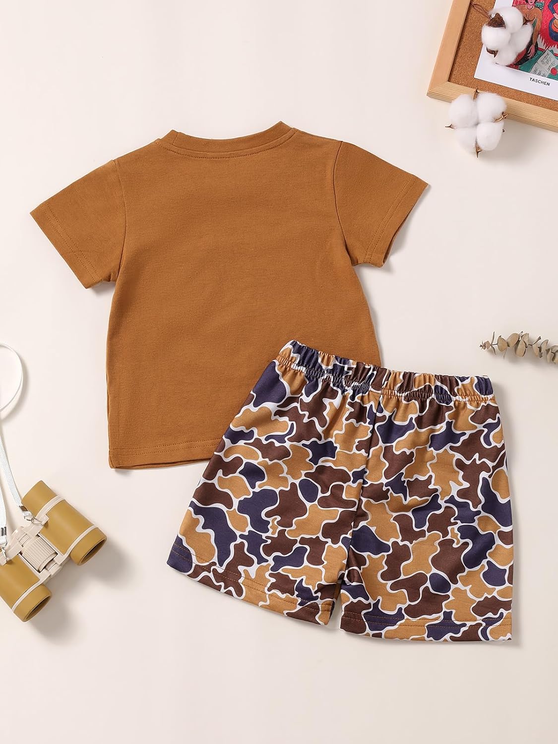 Toddler Boy Clothes Baby Summer Outfit Short Sleeve T-Shirt Tops Camouflage Shorts 2Pcs Clothing Set - Image 3