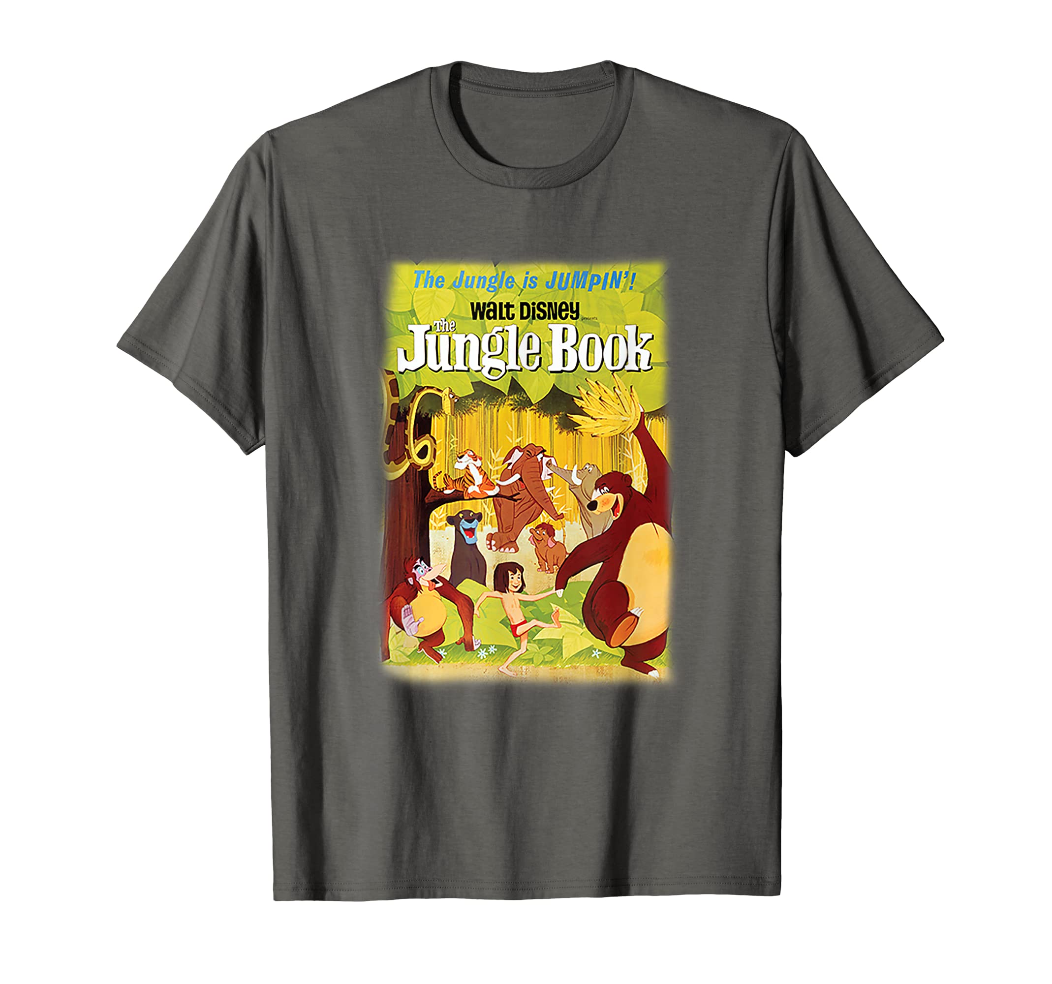 DisneyThe Jungle Book Full Character Poster T-ShirtOEKO-TEX STANDARD 100