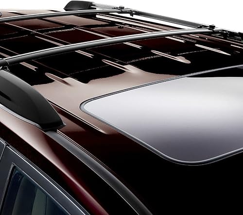 Miniatura 6 de DNA MOTORING PT-ZTL-8036 - Par de barras transversales de aluminio para techo de automóvil, compatibles con Highlander 01-07, color negro