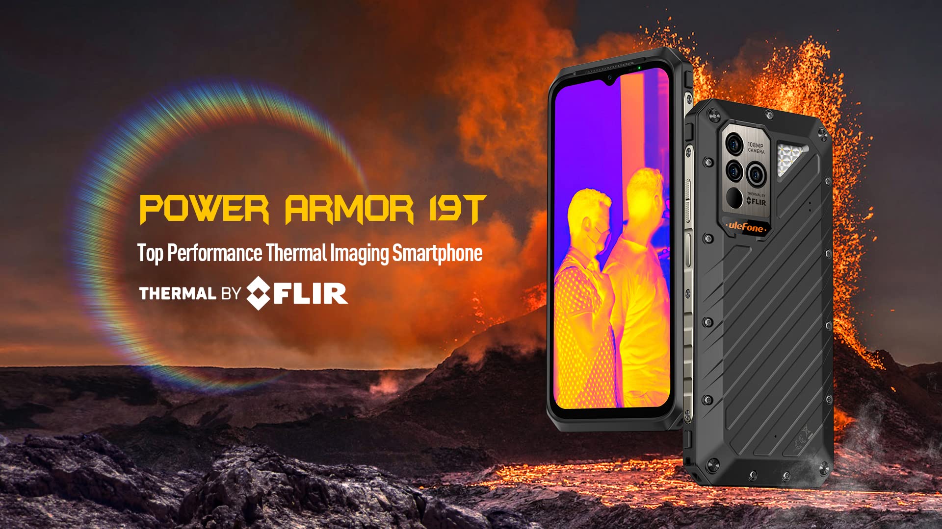Amazon.co.jp: 頑丈なスマホ Ulefone Power Armor 19T サーマルイ