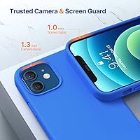Vista 1171 de Miracase Funda diseñada para iPhone 13 Pro Max con protector de pantalla, [forro de microfibra suave antiarañazos], funda protectora de silicona