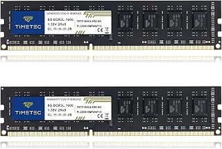Timetec 16GB (2x8GB) DDR3L/DDR3 1600MHz PC3-12800 Desktop RAM Kit CL11 240-Pin UDIMM