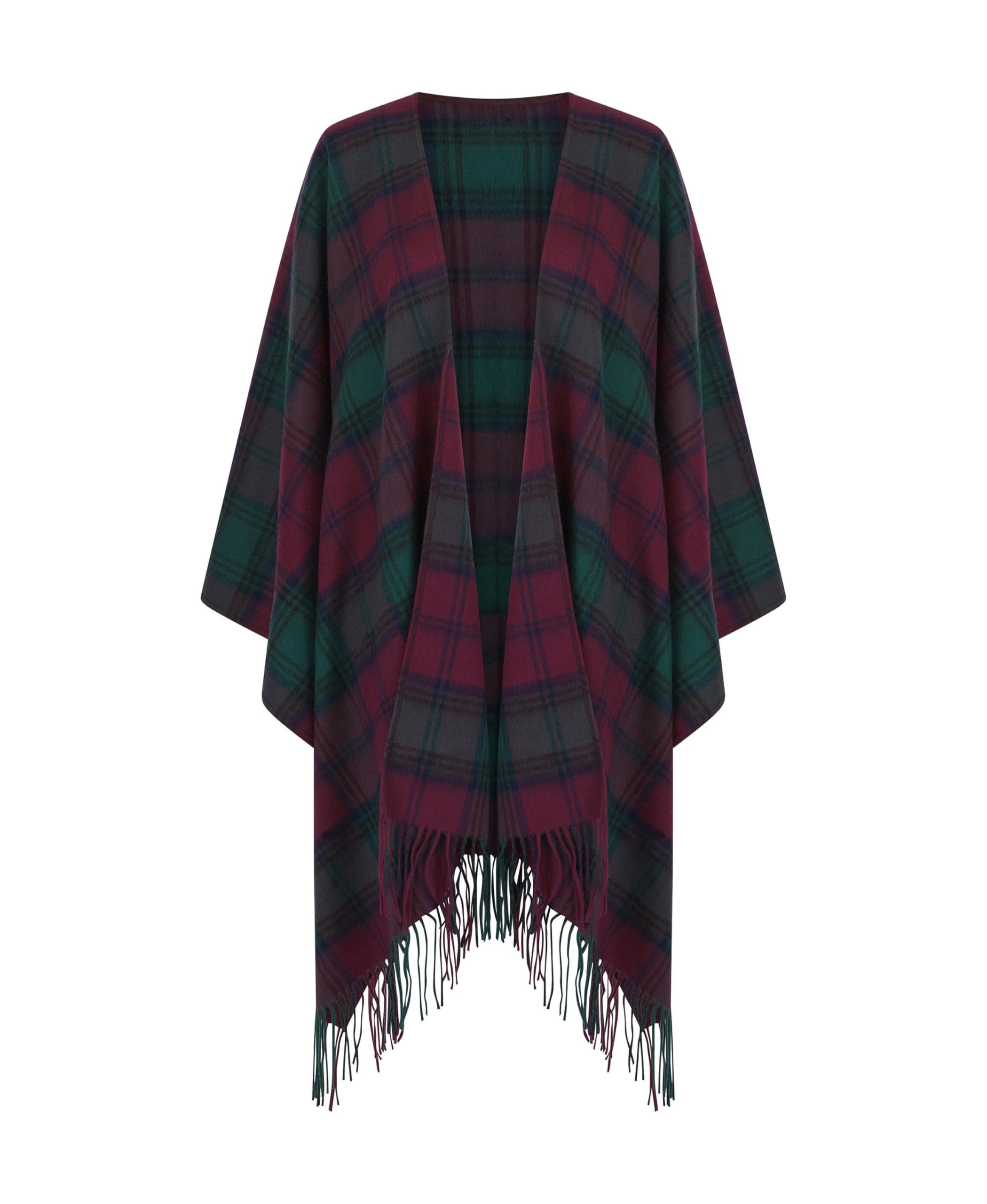 Shepherds Land Women's Lindsay 100% Lambswool Ruana,