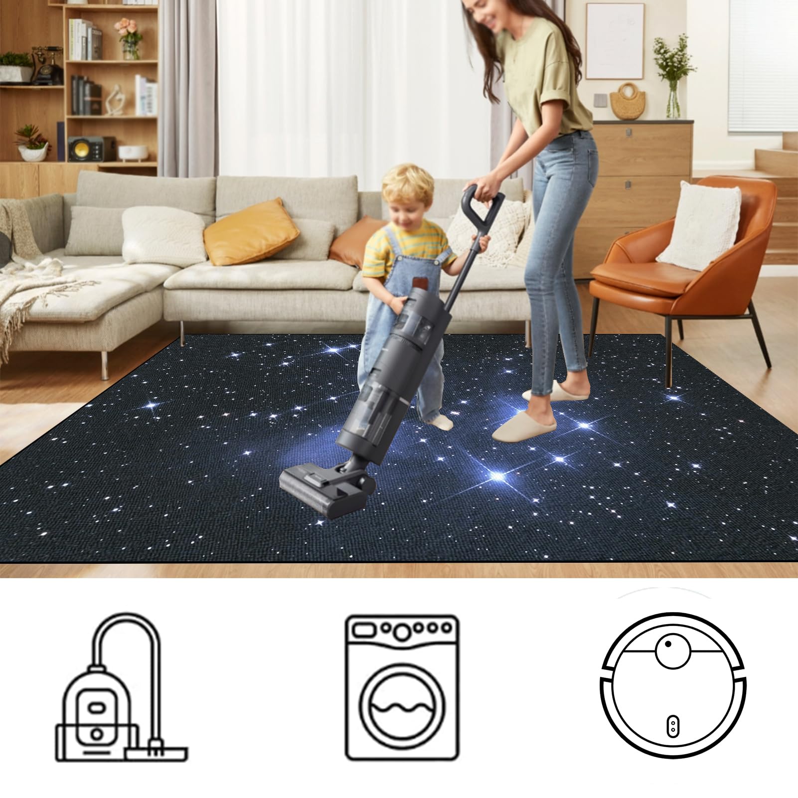 Tappeto Gaming Pavimento, Tappeto Sedia Ufficio, Tappeto Salvapavimento Antiscivolo, Ufficio Protettore del Pavimento, Tappetino di Protezione in legno/piastrelle per ufficio e casa 60 x 90 cm
