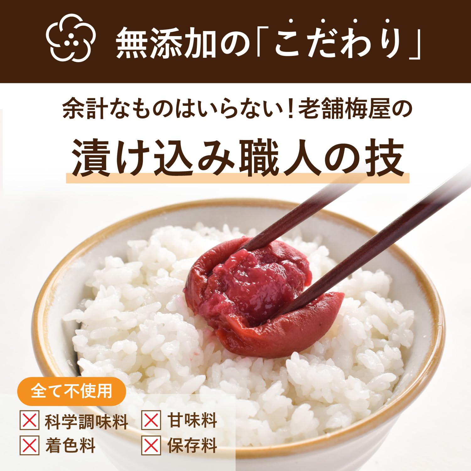 Amazon | 【あんばい商店（福梅本舗）】訳ありつぶれ梅干し800g 無添加