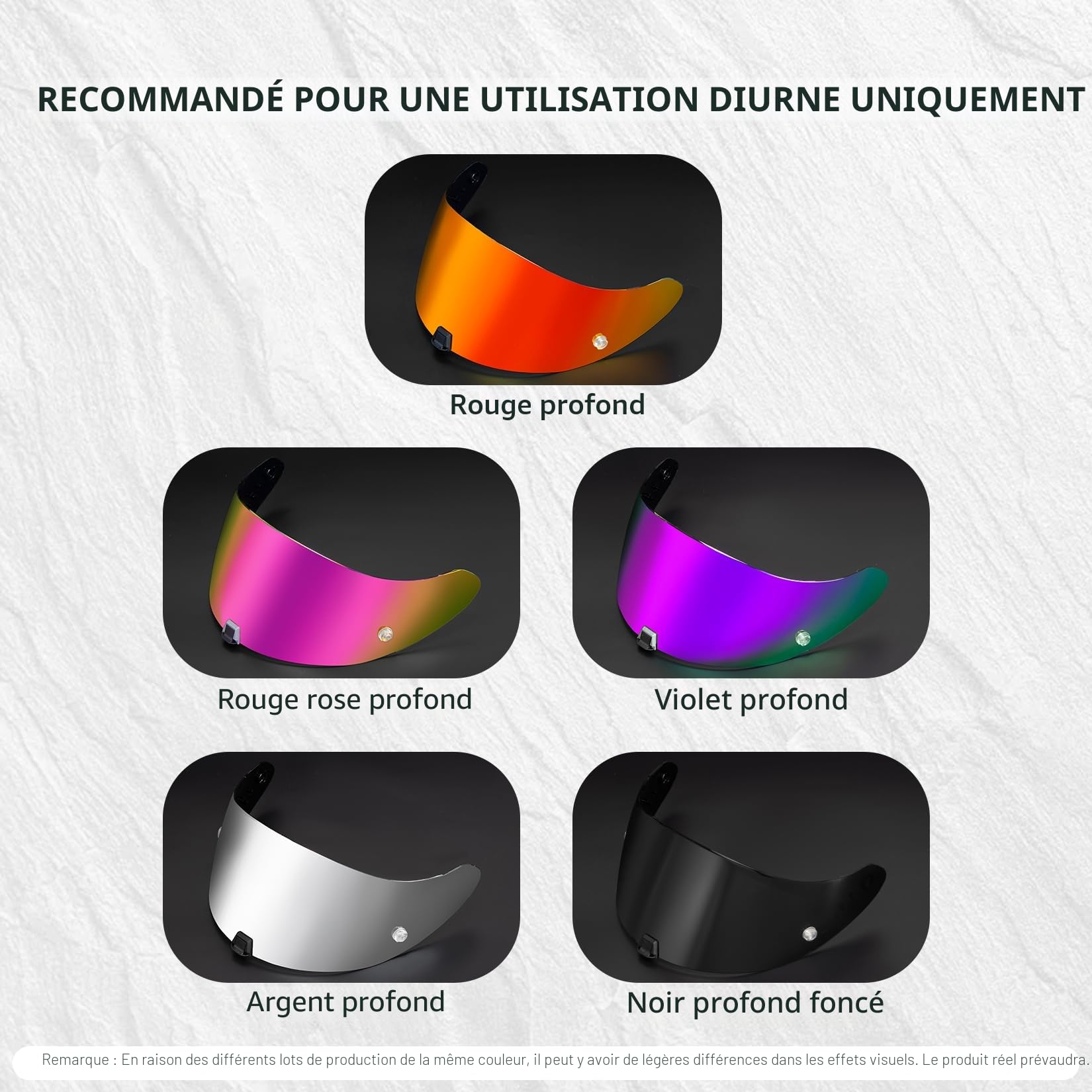 PSLER Visière de Casque Moto pour Scorpion EXO 520 1400 R1 391 Noir Foncé | Anti-buée, anti-rayures, protection uv, insonorisation écran de rechange casque moto, visière de remplacement