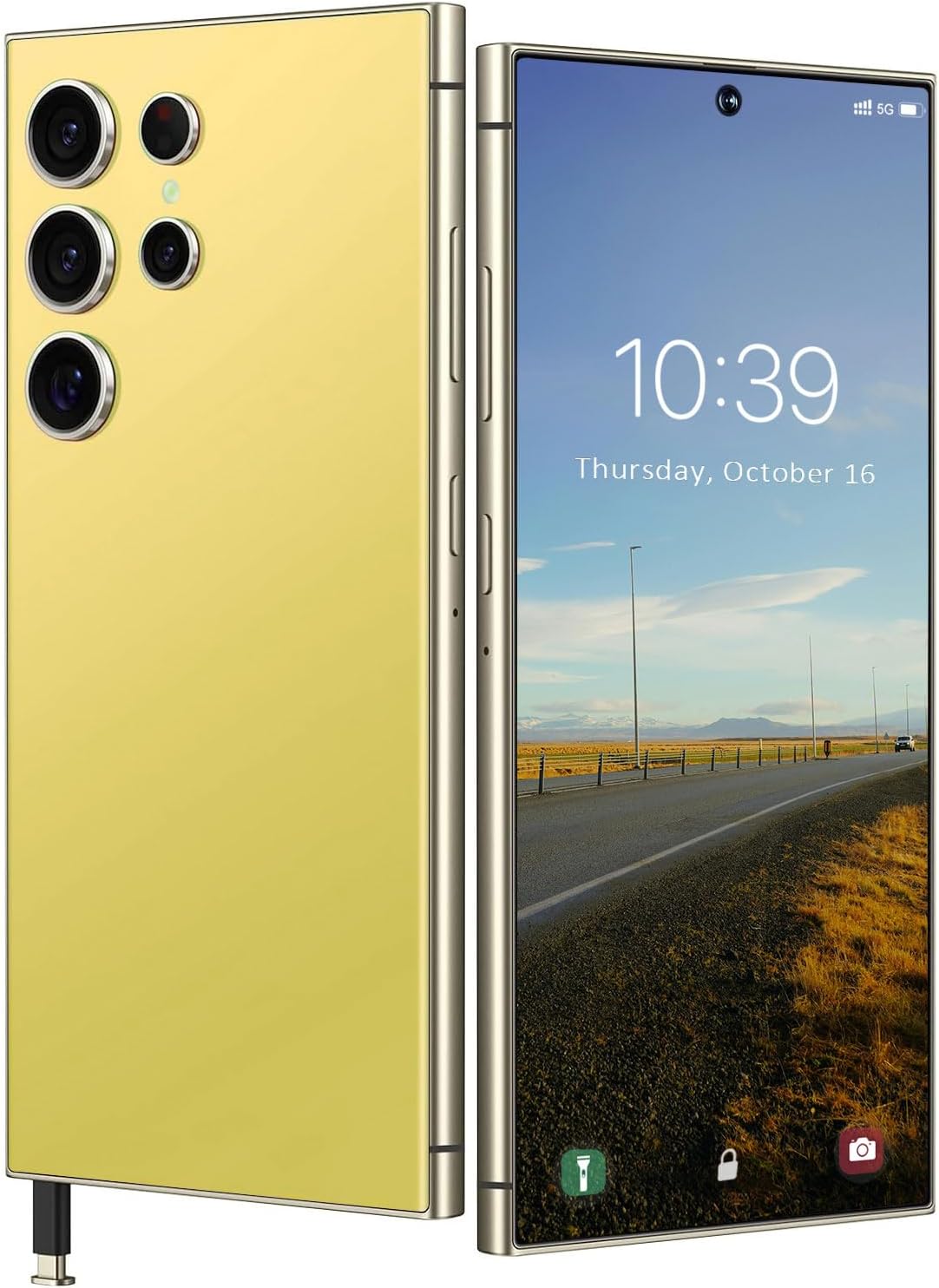 I24 Ultra 5G Unlocked Smartphone, Built-in Pen, 6800mAh Battery, 6.8″ HD Screen, Android 13, 8GB RAM + 256GB Storage, 5G, Face ID, Fingerprint Lock, GPS (Gold) I24 Ultra 5G Unlocked Smartphone, Built-in Pen, 6800mAh Battery, 6.8″ HD Screen, Android 13, 8GB RAM + 256GB Storage, 5G, Face ID, Fingerprint Lock, GPS (Gold)
