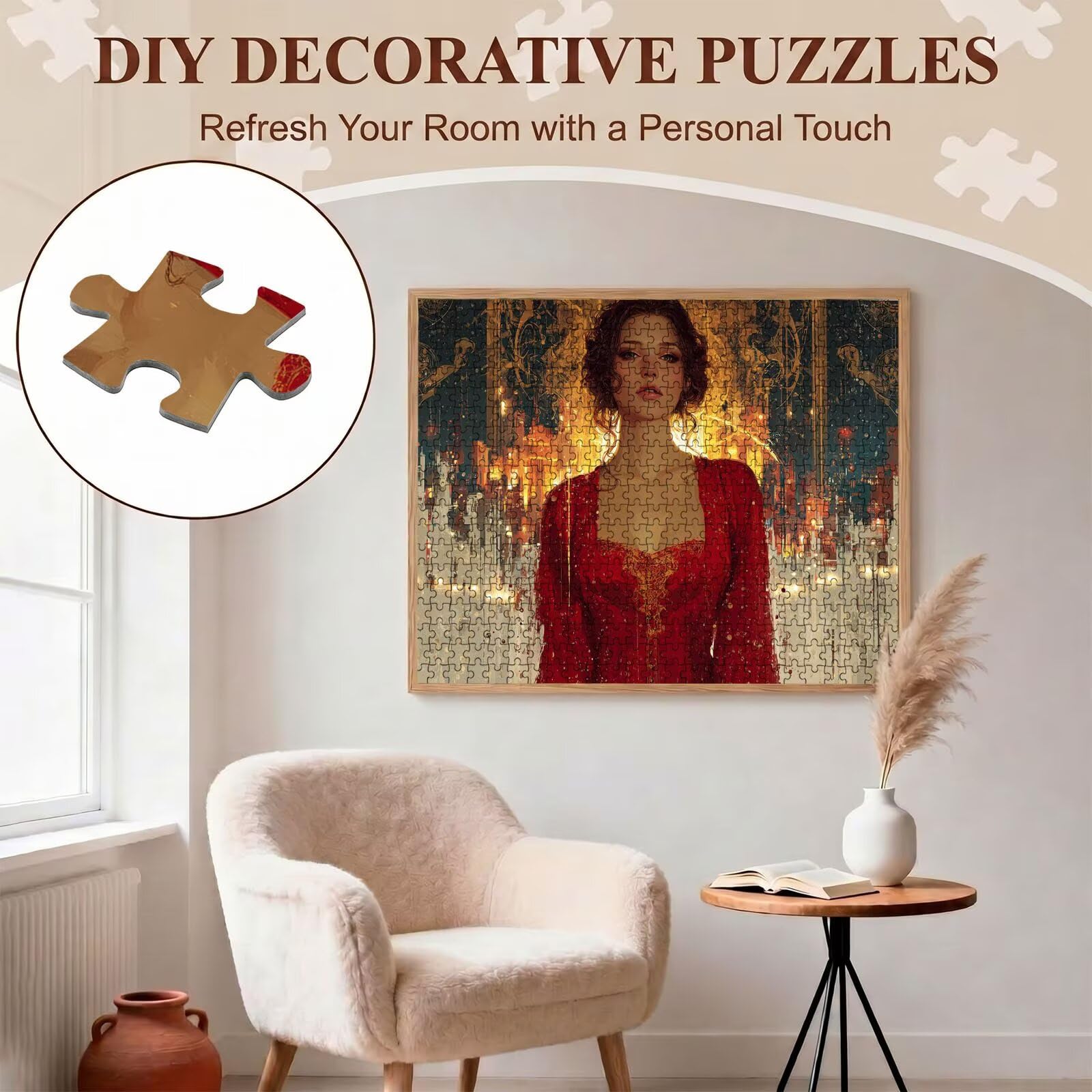 Bellezza sogno-2 Puzzle 1500 Pezzi per Adulti, Puzzle in Legno - Collezione Classica con Poster Incluso - Sfida di Concentrazione e Passatempo Antistress, Gioco per Famiglia, 87 x 57 cm f0-758