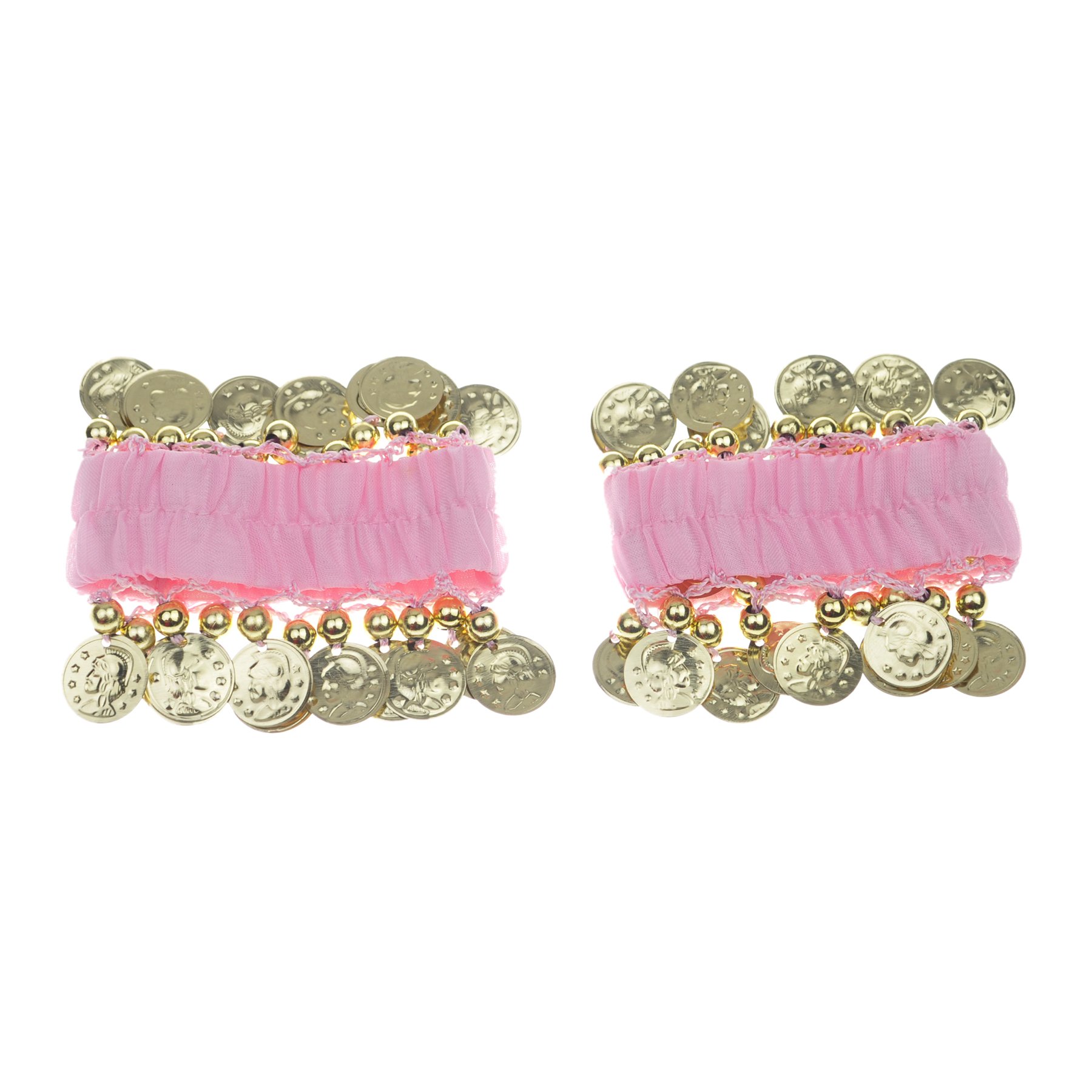 Belly Dance Wrist Ankle Cuffs Bracelets, Halloween Costume Accessory