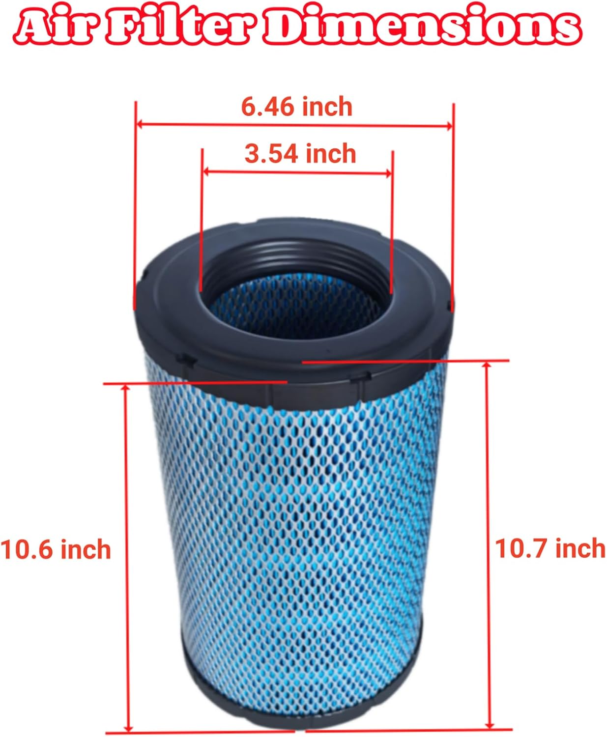 7082436 Air Fil-ter Fit For Polaris RZR PRO R DYNAMIX/RC/SPORT/PREMIUM/ULTIMATE(LV/TLD), RZR PRO R4 DYNAMIX/SPORT/ULTIMATE TLD/LV/RC/PREMIUM 2022-2024(2 Pack)