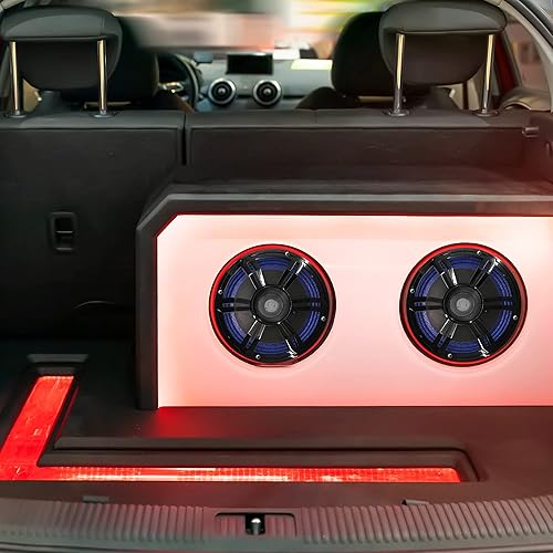 Miniatura 7 de Pyle Altavoz de audio para automóvil de 6.5 pulgadas, altavoz de subwoofer para automóvil de 150 vatios, bobina de voz única de 4 ohmios con borde