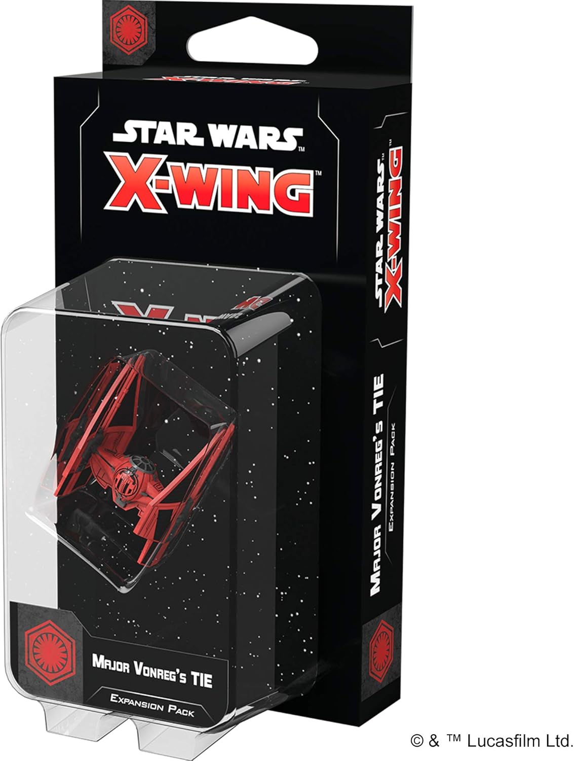 Star Wars X-Wing 2nd Edition Miniatures Game Major Vonreg's TIE EXPANSION PACK - Strategy Game for Kids & Adults, Ages 14+, 2 Players, 30-45 Minute Playtime, Made by Atomic Mass Games