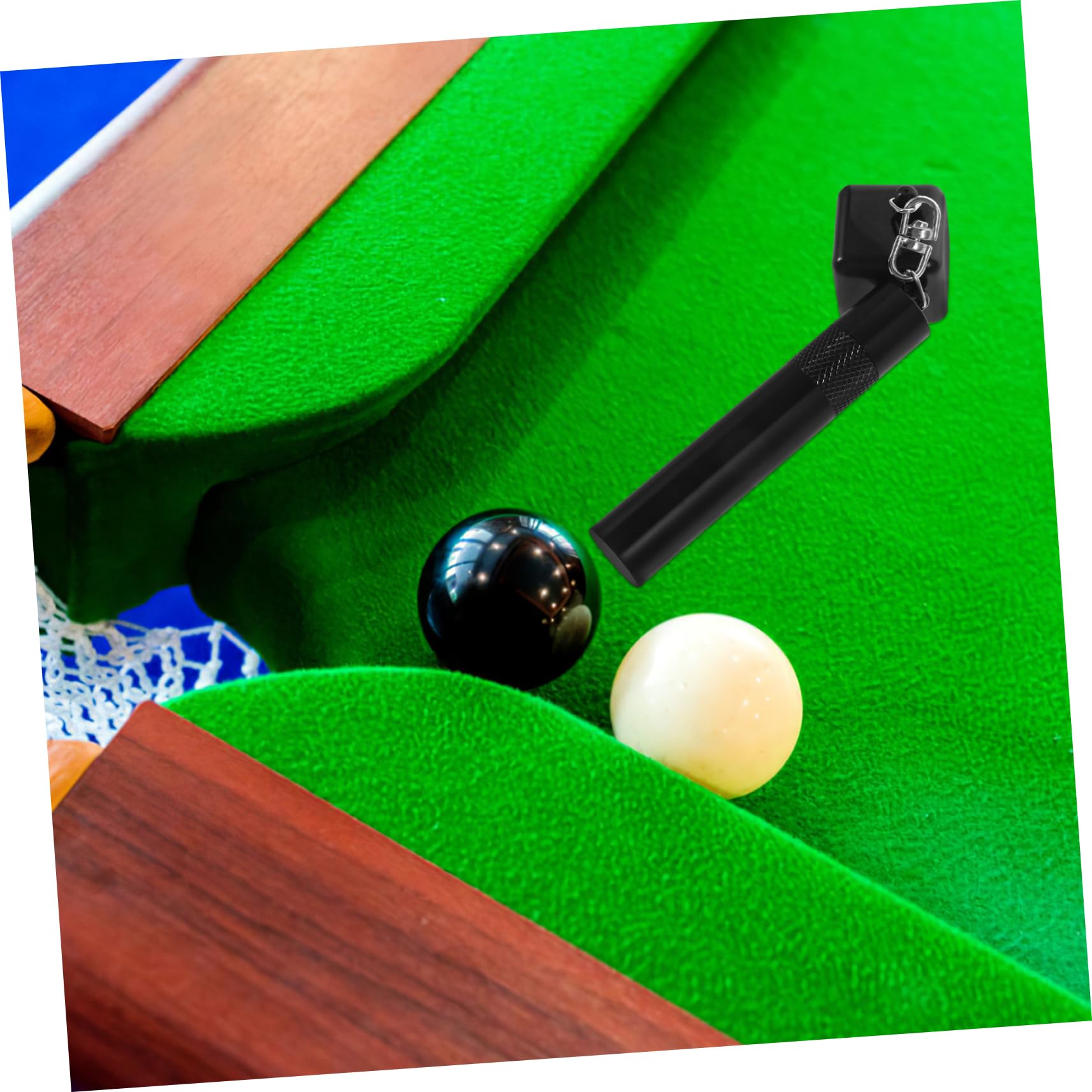 Yardwe Elegant Billiard Storage 3-in-1 Cue Tips Chalk Powder Container for Organized Play