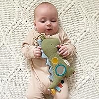 Vista 2 de Itzy Ritzy Bitzy Traveler Car Seat & Stroller Toy for Babies – Developmental Sensory Toy Features Crinkle & Rattle Sounds & Multiple Textures