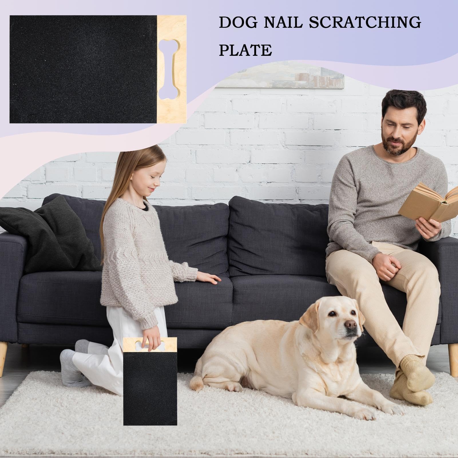 Planche À Ongles pour Chien sans Chute De Débris, Limage, Coupe Et Soin des