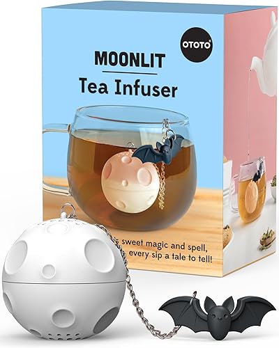 Miniatura 16 de Infusor de té de cangrejo de OTOTO – Lindo infusor de té, accesorios de té para amantes del té, accesorios de cocina, regalos divertidos, infusores