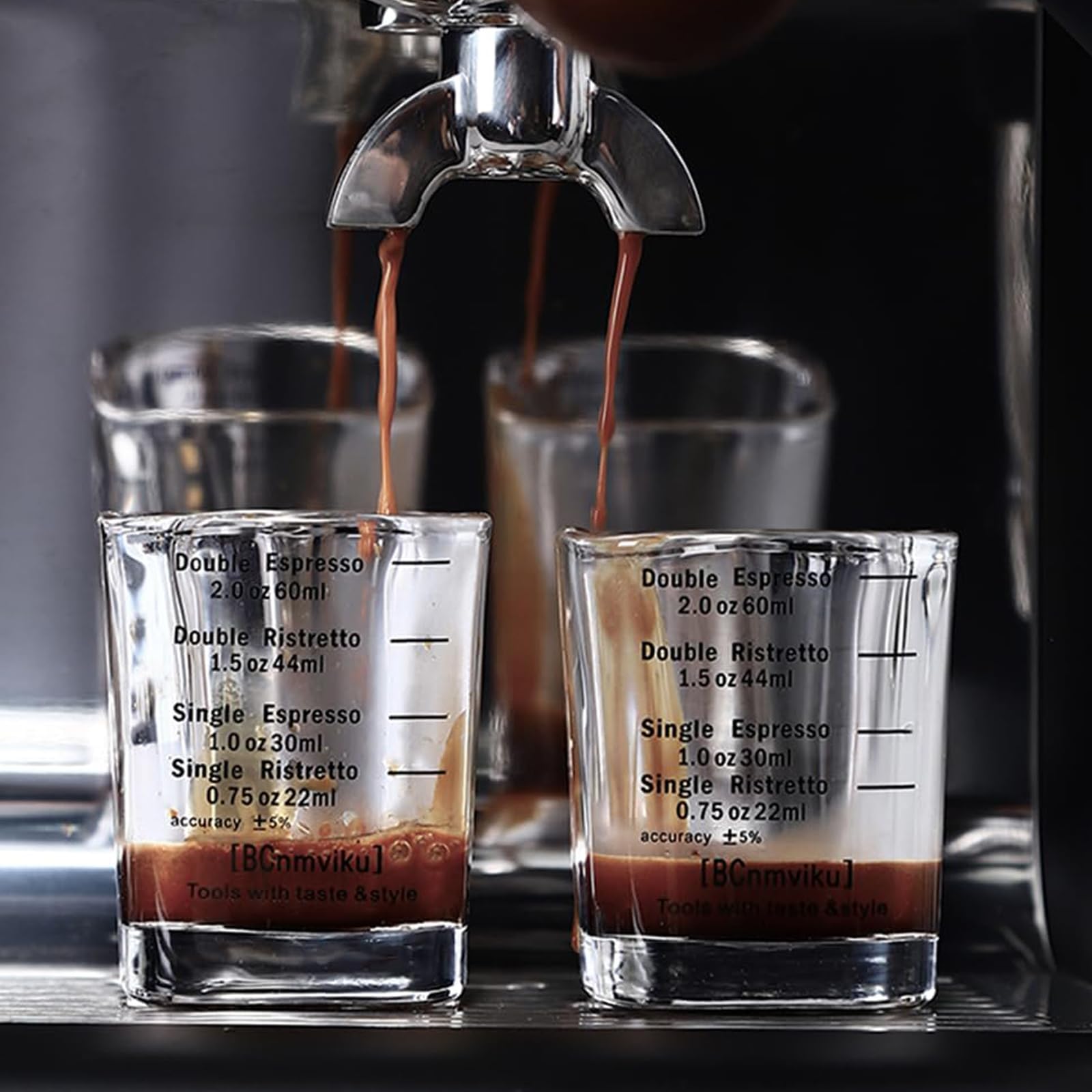 Espresso ounces compared with other coffee drinks